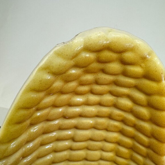 Vtg Cardinal Corn on the Cob Dish Decor Pottery Curved Ceramic Yellow Green READ - Picture 8 of 10